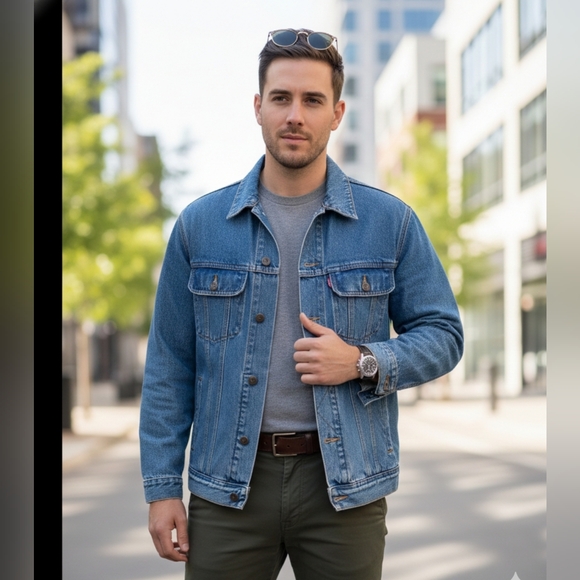 Men's Jean Jacket - Picture 15 of 16